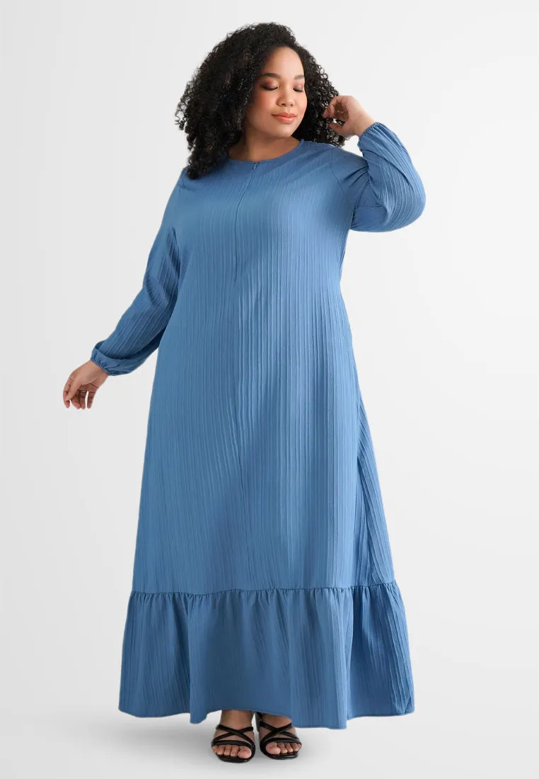 Radhia Relax Raya Textured Jubah Dress
