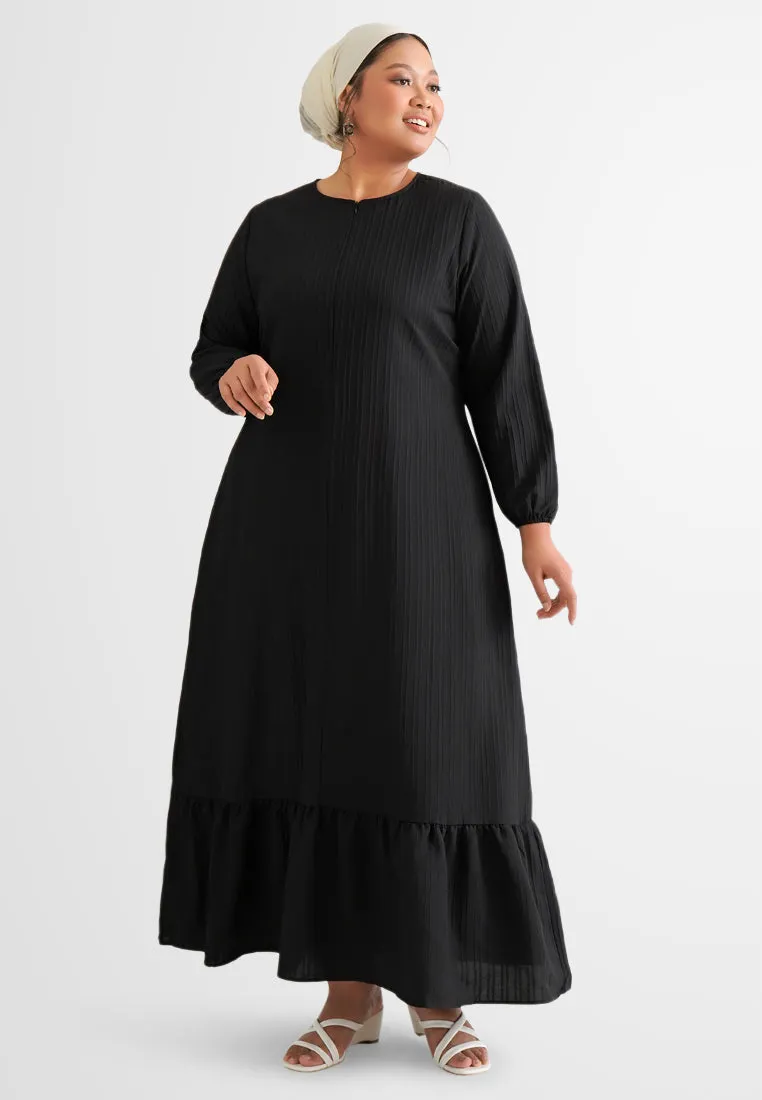 Radhia Relax Raya Textured Jubah Dress