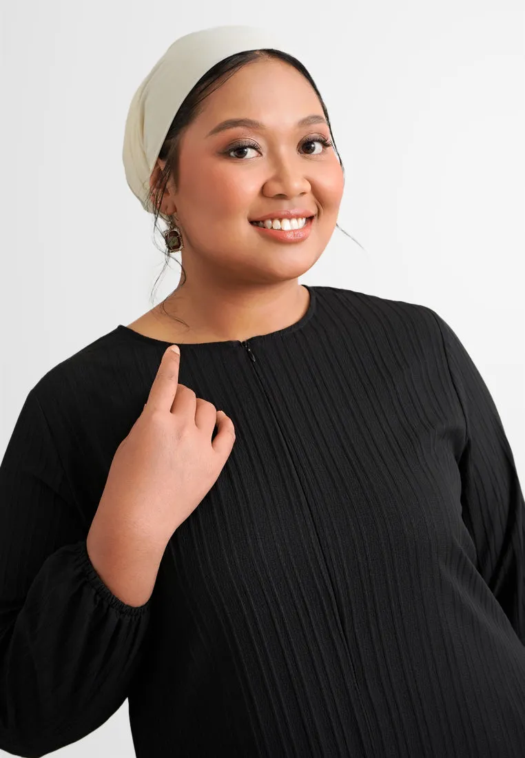 Radhia Relax Raya Textured Jubah Dress