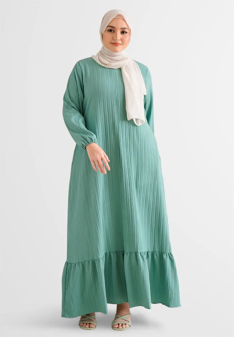 Radhia Relax Raya Textured Jubah Dress