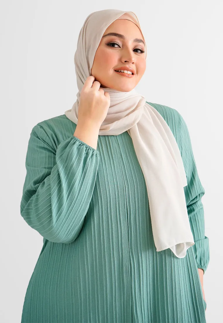 Radhia Relax Raya Textured Jubah Dress