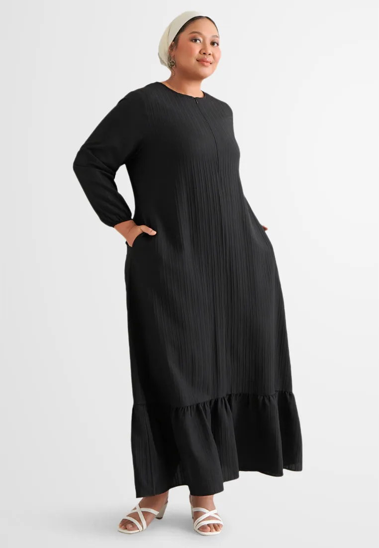 Radhia Relax Raya Textured Jubah Dress