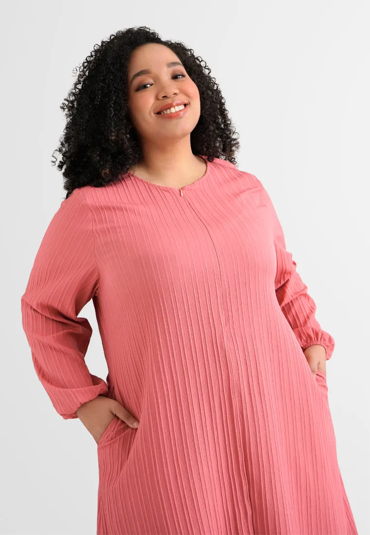 Radhia Relax Raya Textured Jubah Dress