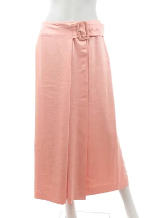 Rejina Pyo Satin Wrap Midi Skirt