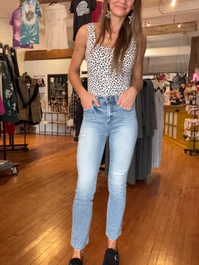 RISEN - HANNAH STRAIGHT LEG DENIM JEANS