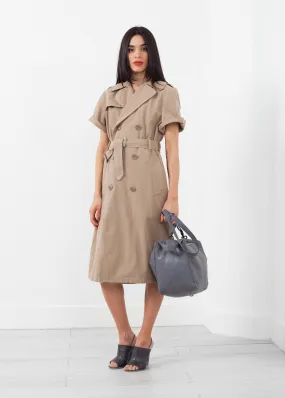 Rolled Sleeve Trenchcoat - A Stylish and Fashionable Choice
