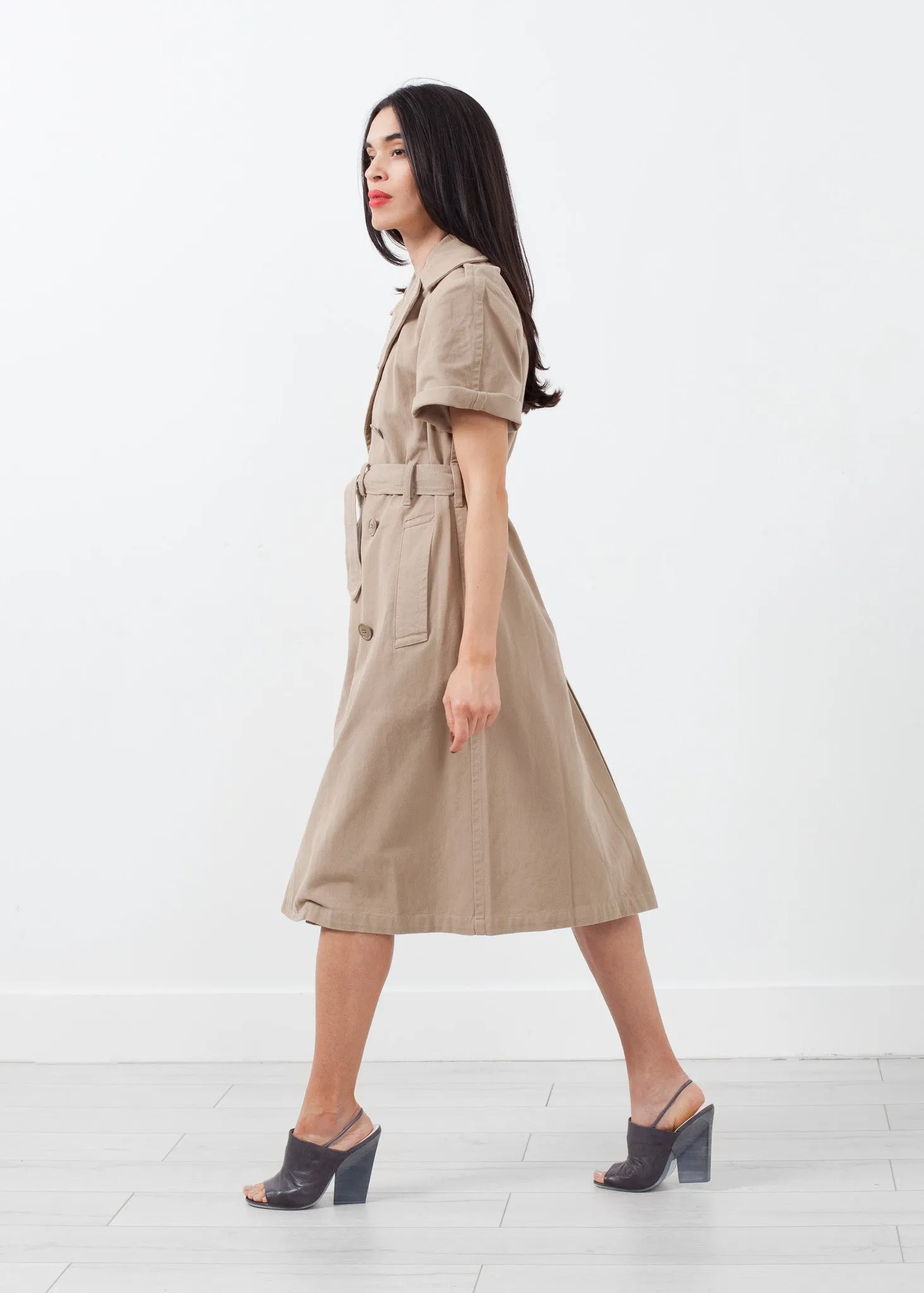 Rolled Sleeve Trenchcoat - A Stylish and Fashionable Choice
