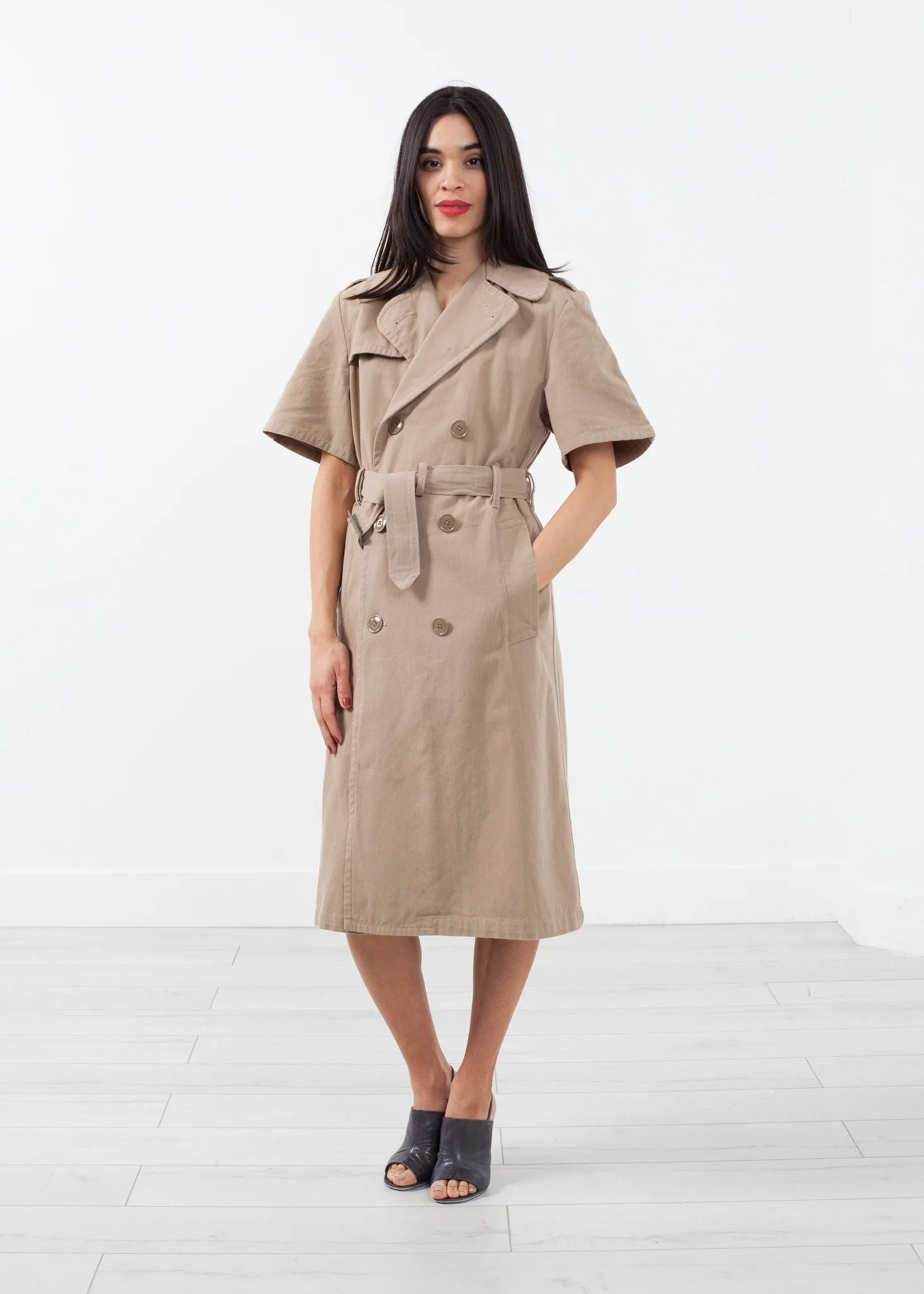 Rolled Sleeve Trenchcoat - A Stylish and Fashionable Choice
