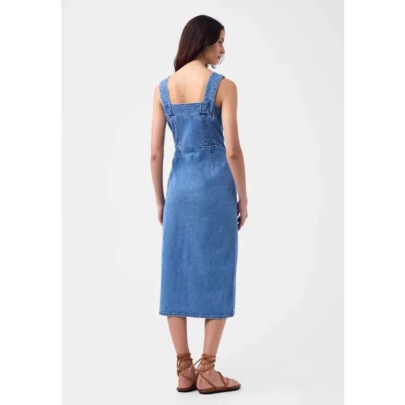 Romeo Denim Midi Dress | Blue