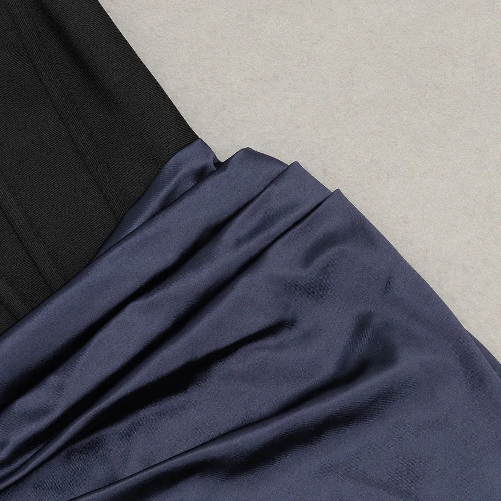 Sexy Boning Sleeveless Stitching Formal Dress