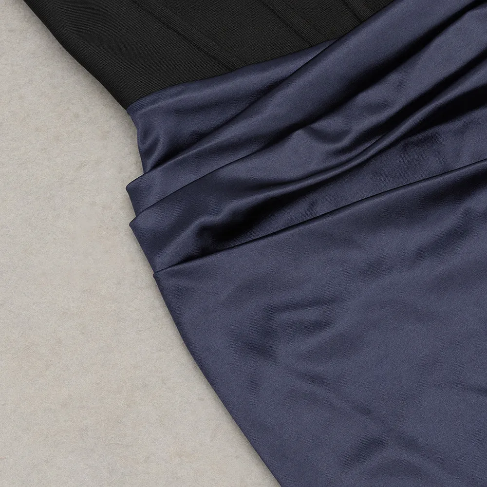 Sexy Boning Sleeveless Stitching Formal Dress