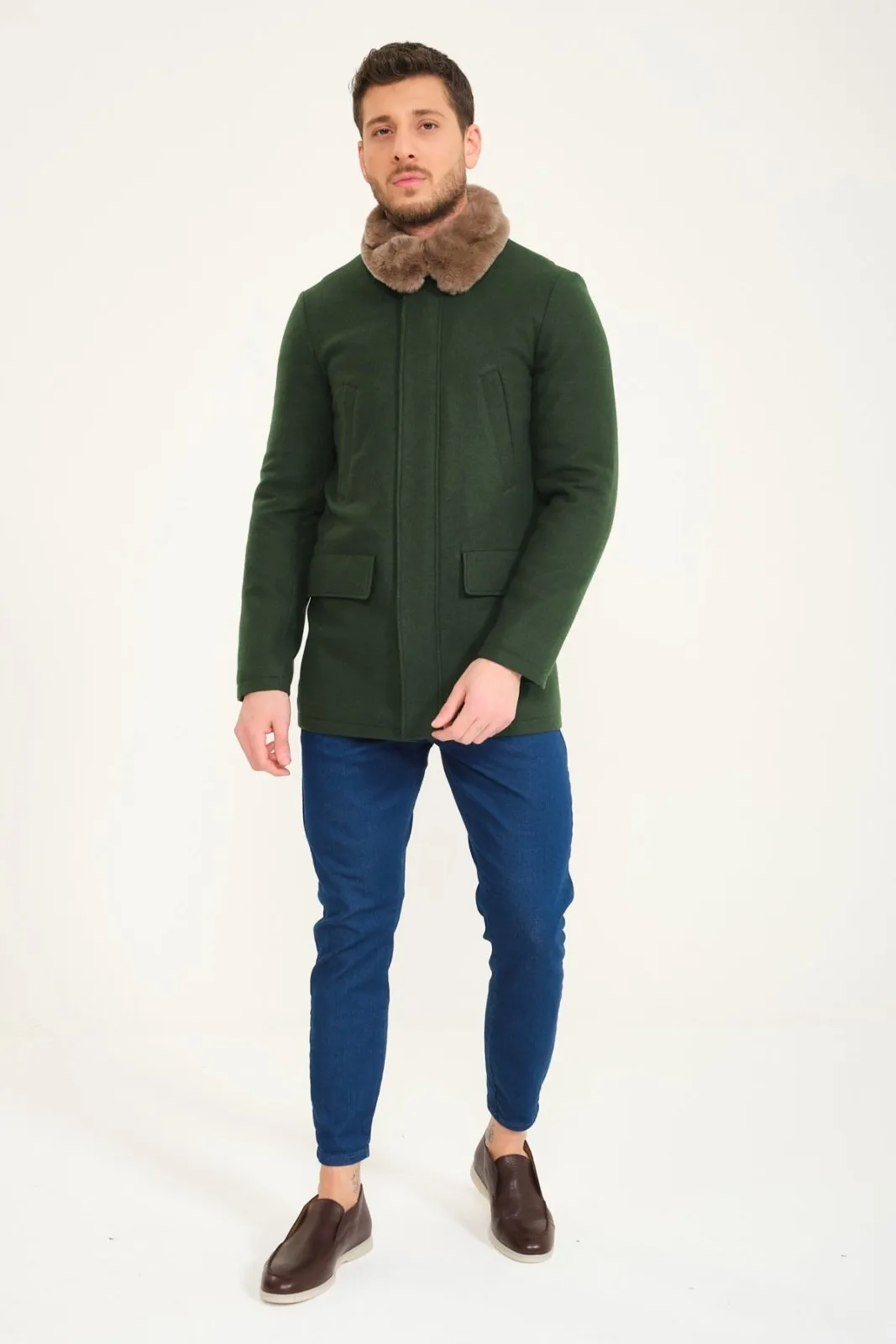 Sherwood Green Wool Coat