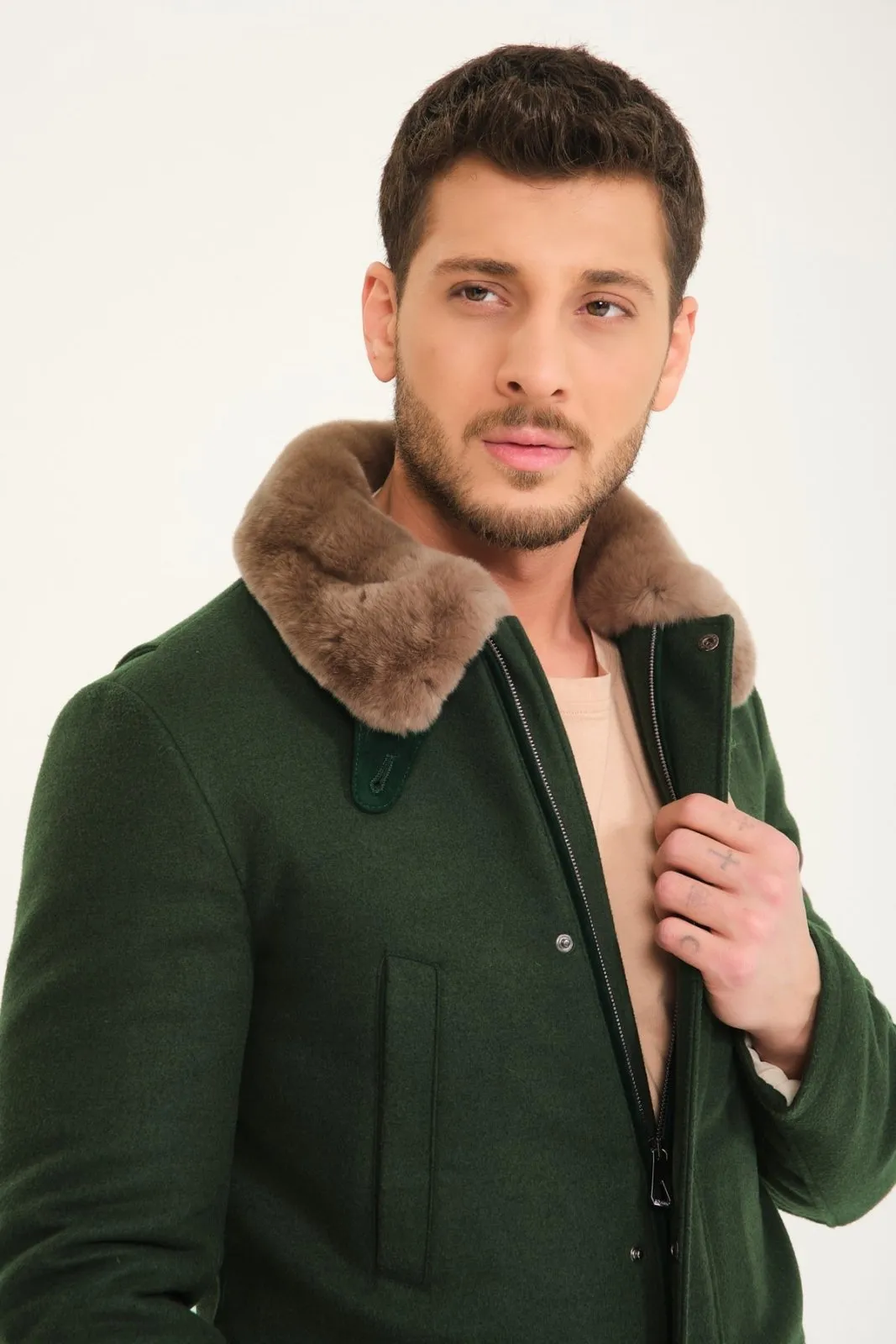 Sherwood Green Wool Coat
