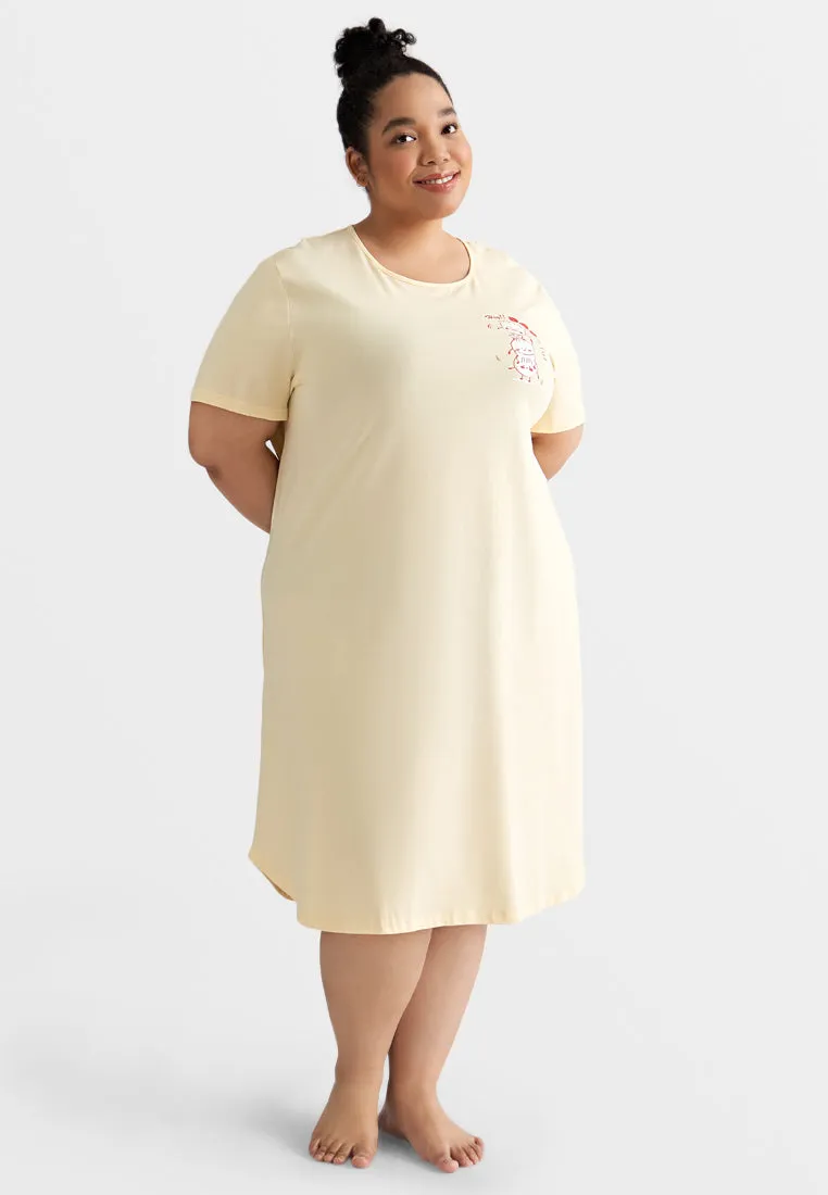 Shui CNY Cotton Jersey Sleep Dress