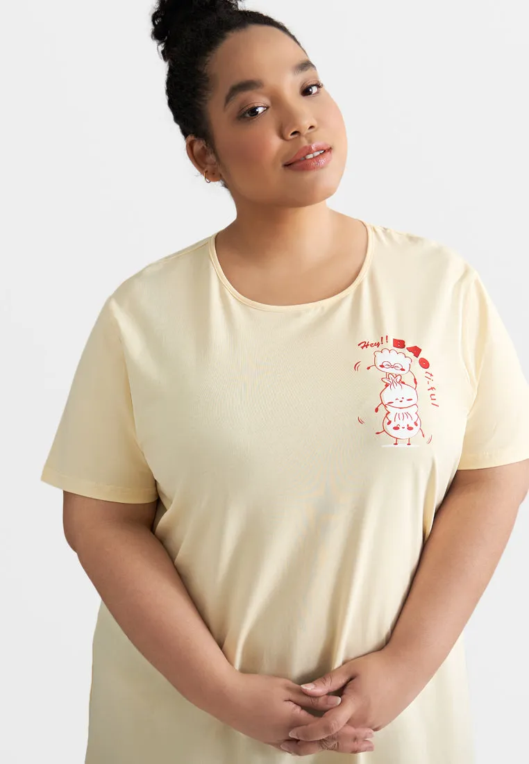 Shui CNY Cotton Jersey Sleep Dress
