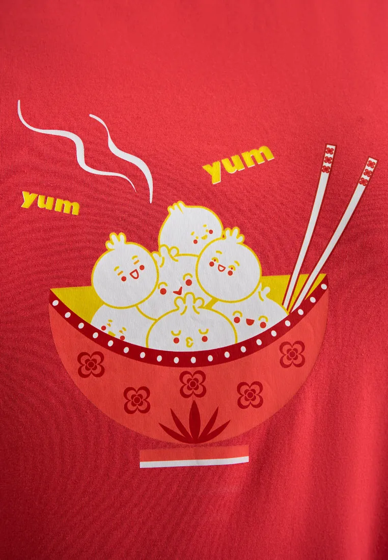 Shui CNY Cotton Jersey Sleep Dress