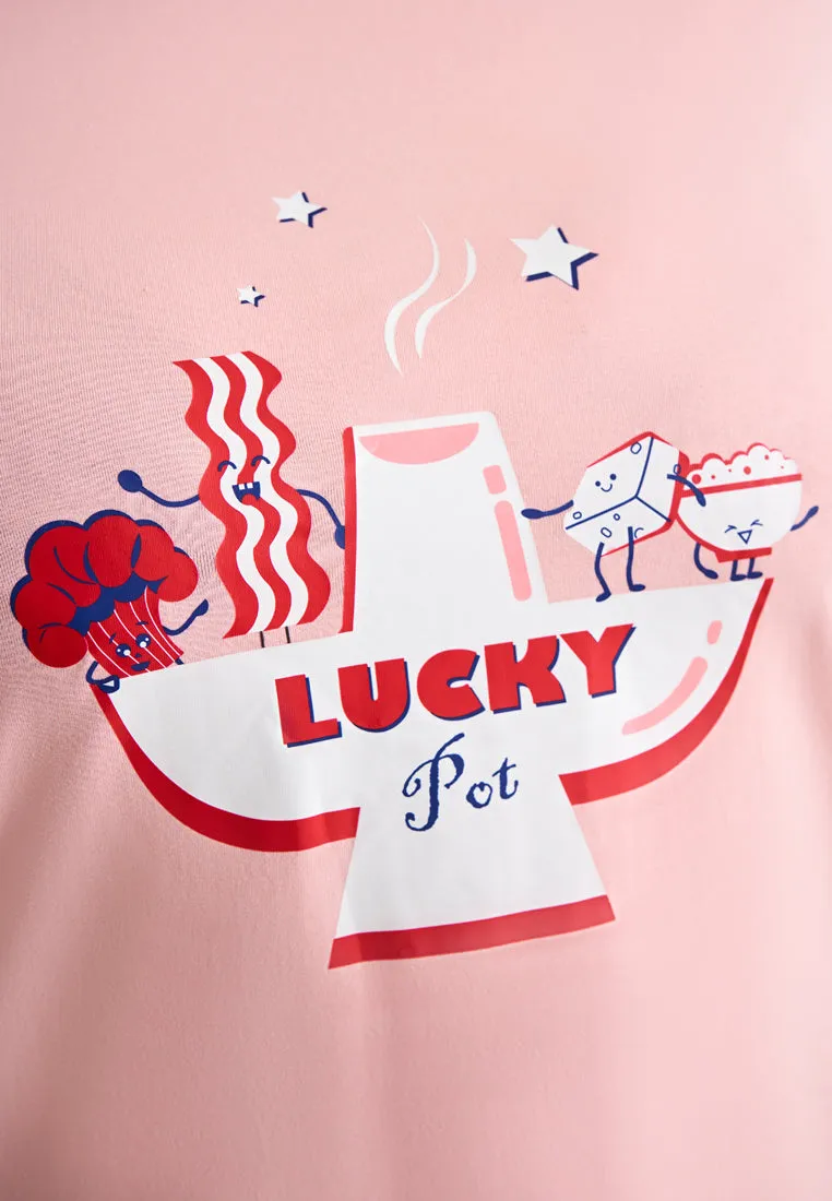 Shui CNY Cotton Jersey Sleep Dress
