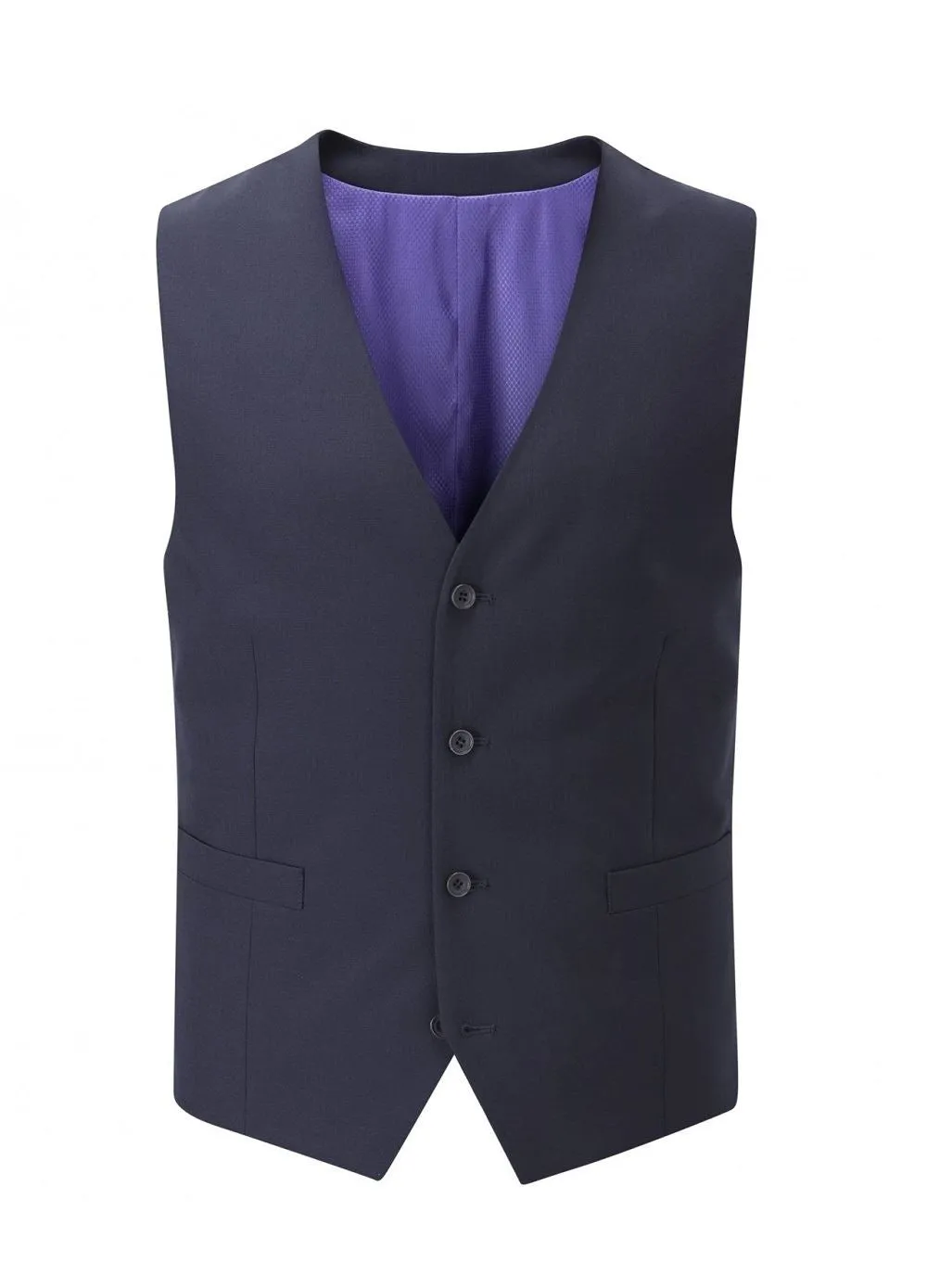 SKOPES Mens Wool Blend Darwin Navy Waist Coat