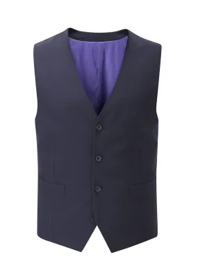 SKOPES Mens Wool Blend Darwin Navy Waist Coat