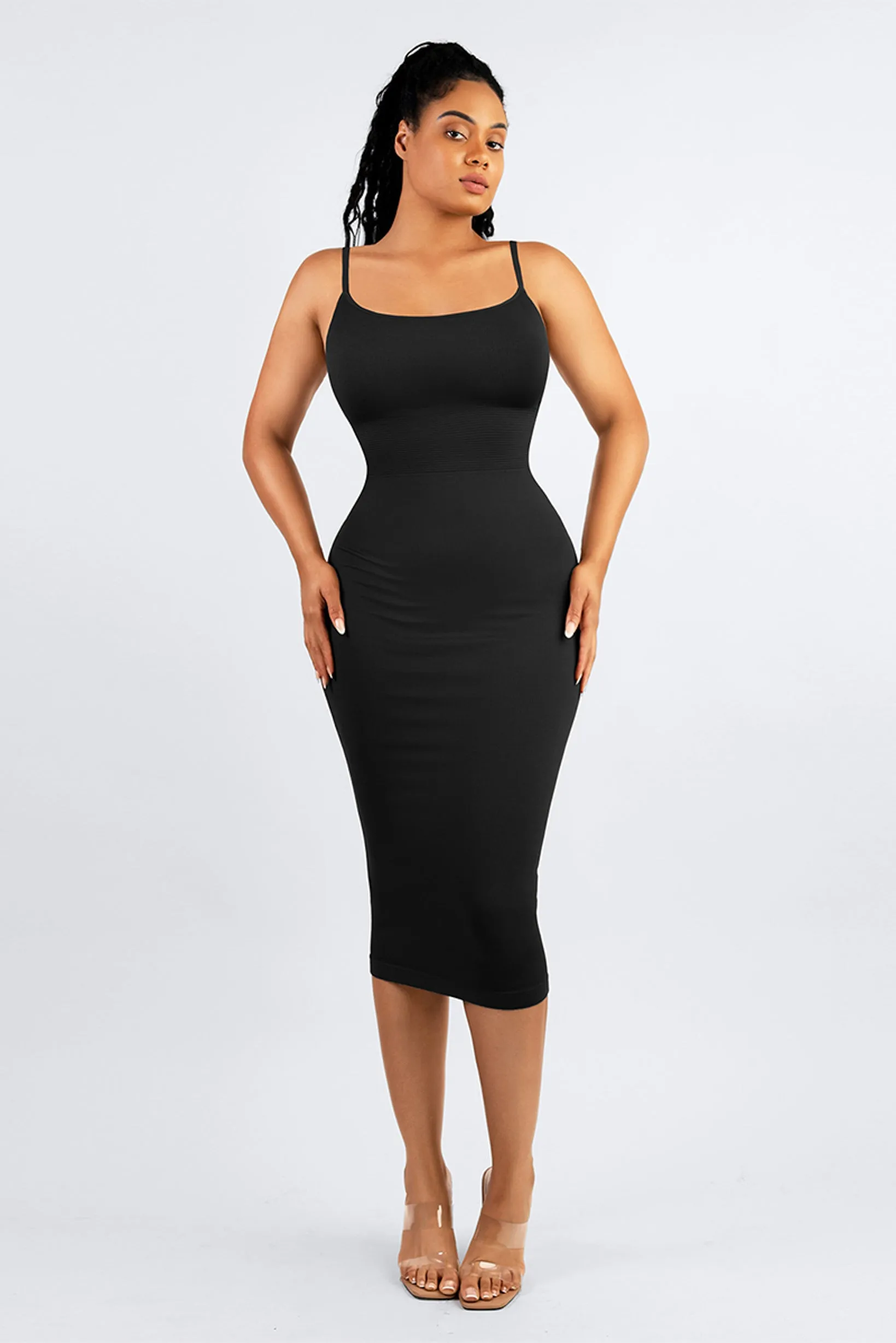 Sleeveless Midi Shaper Dress