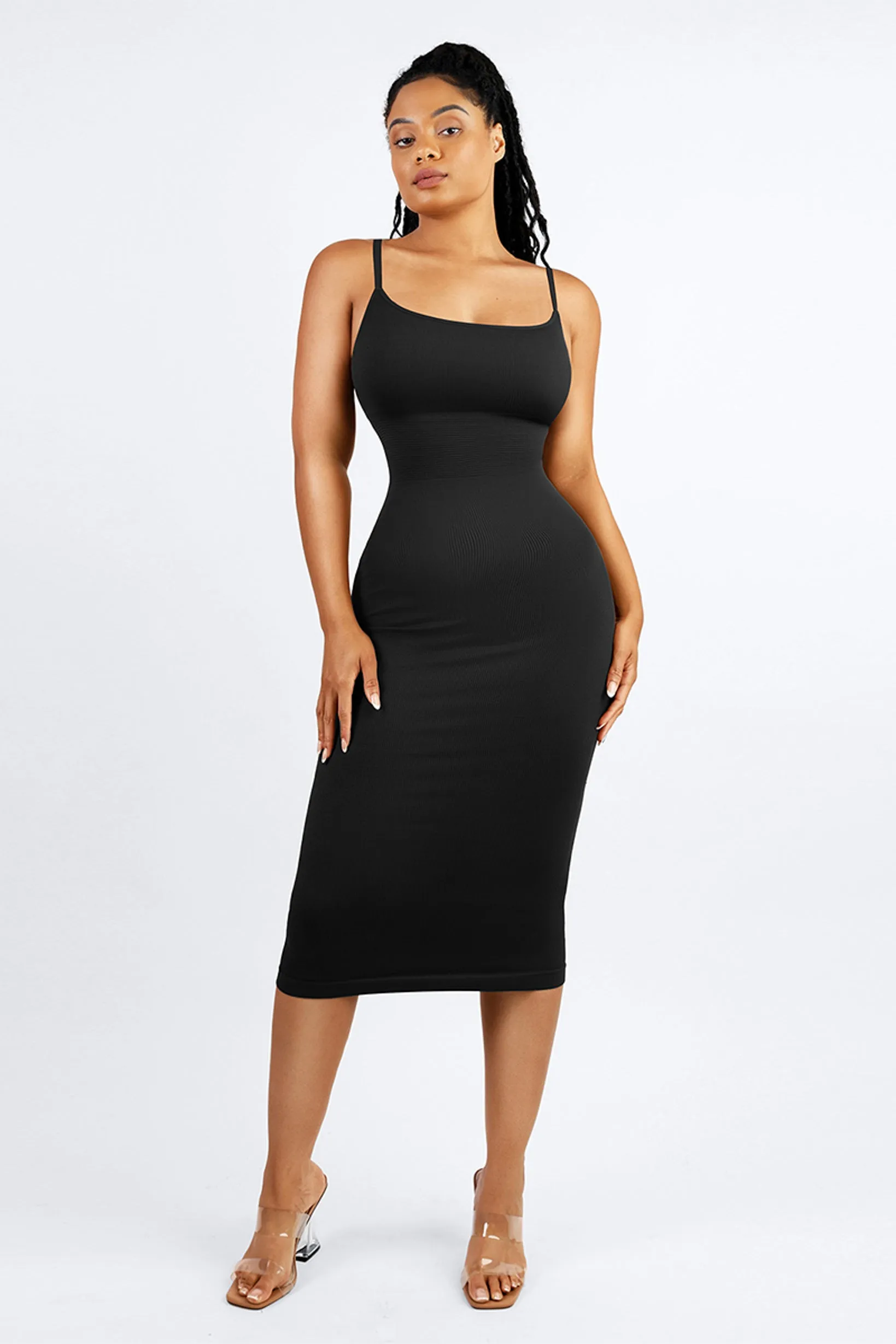 Sleeveless Midi Shaper Dress