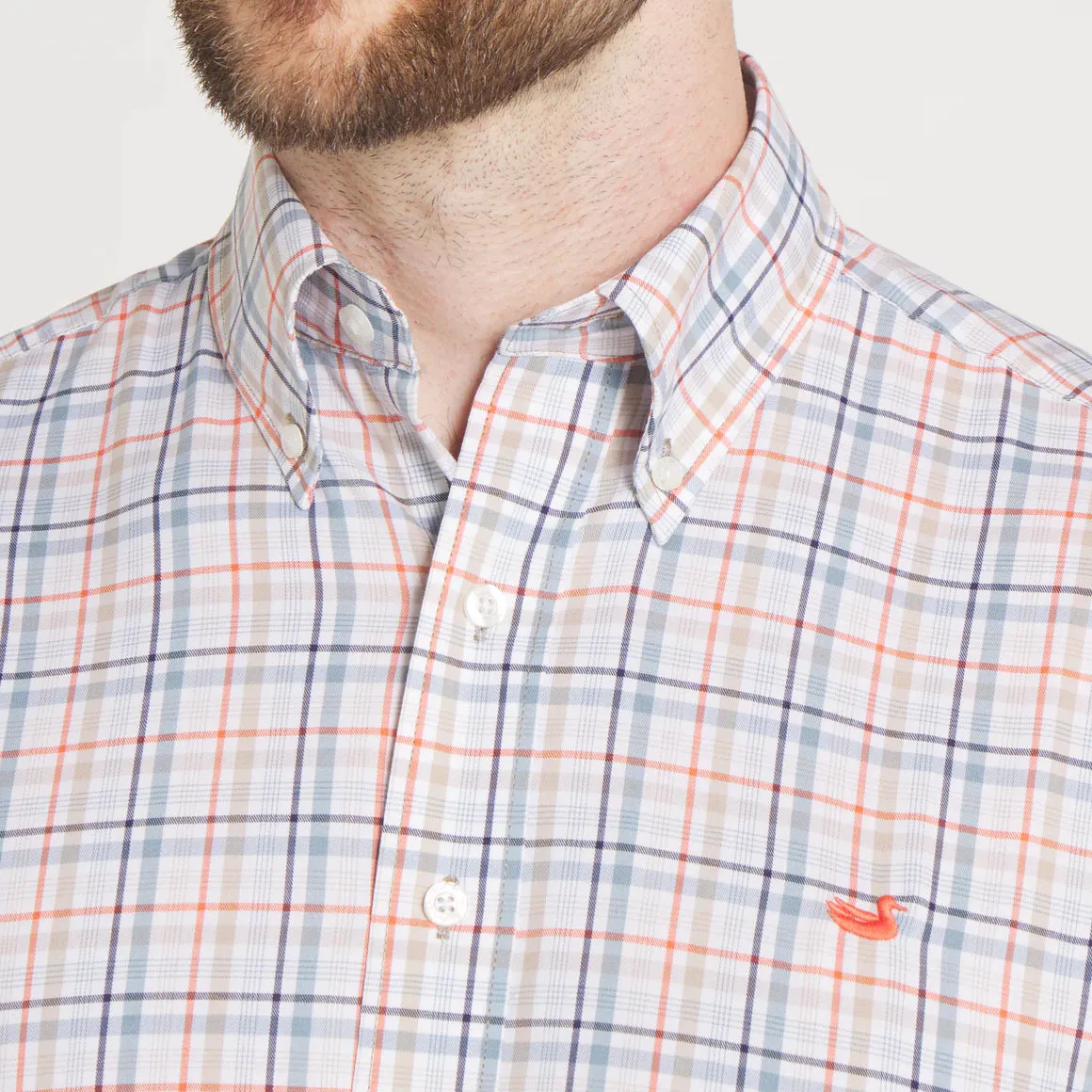 SOUTHERN MARSH VAN BUREN PERFORMANCE GRID DRESS SHIRT
