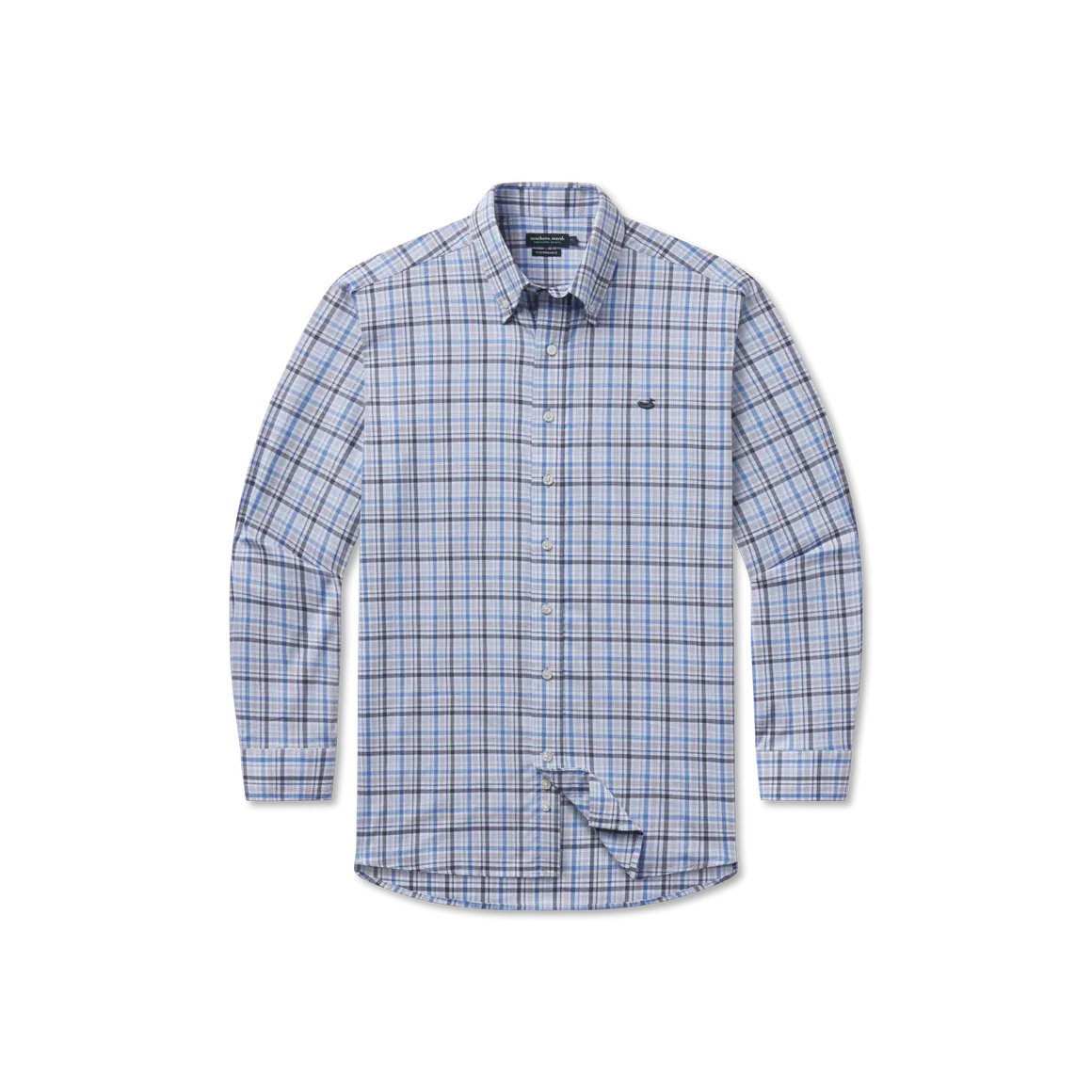 SOUTHERN MARSH VAN BUREN PERFORMANCE GRID DRESS SHIRT