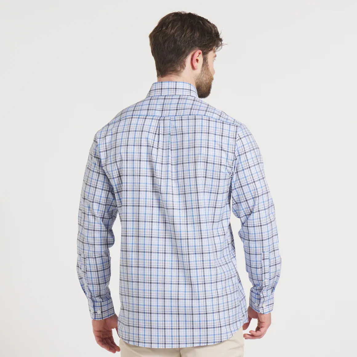 SOUTHERN MARSH VAN BUREN PERFORMANCE GRID DRESS SHIRT