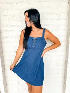 Swept Away Denim Dress