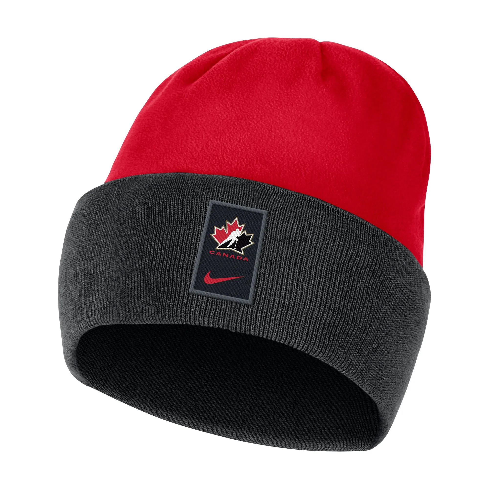 Team Canada 2020 Nike Red/Gray Cuff Beanie Knit Toque