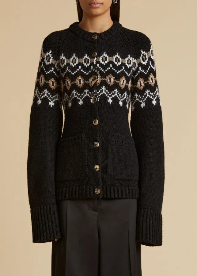 The Suzette Cardigan in Black