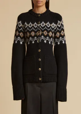 The Suzette Cardigan in Black