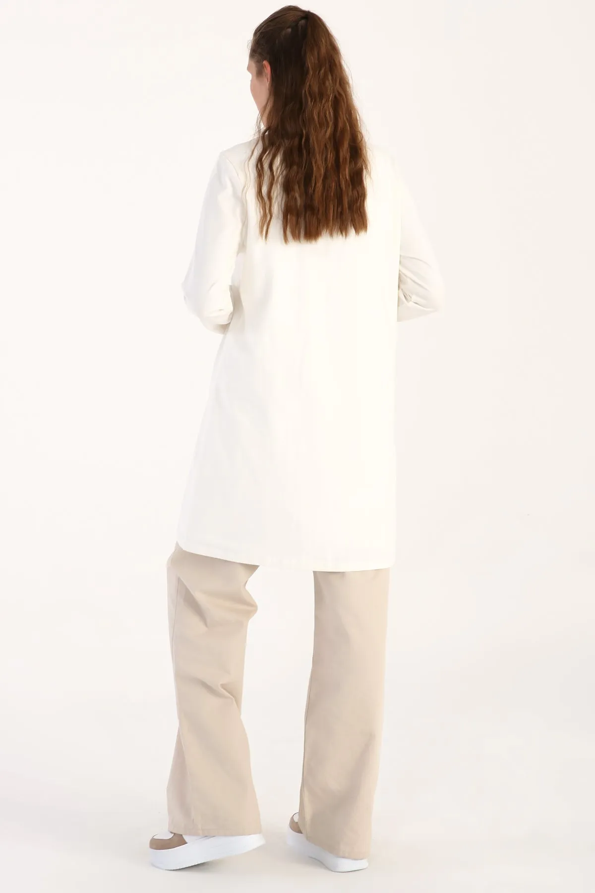 TLD Women Allday Ecru Plus Size Supreme Sweat Tunic - Old Bridge