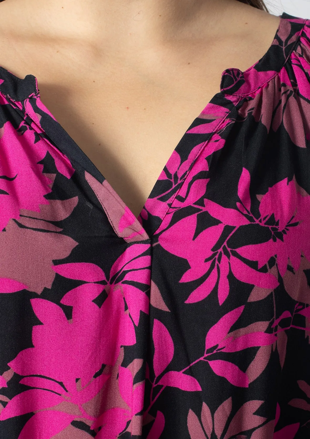 Tropical Loose Fit Dress