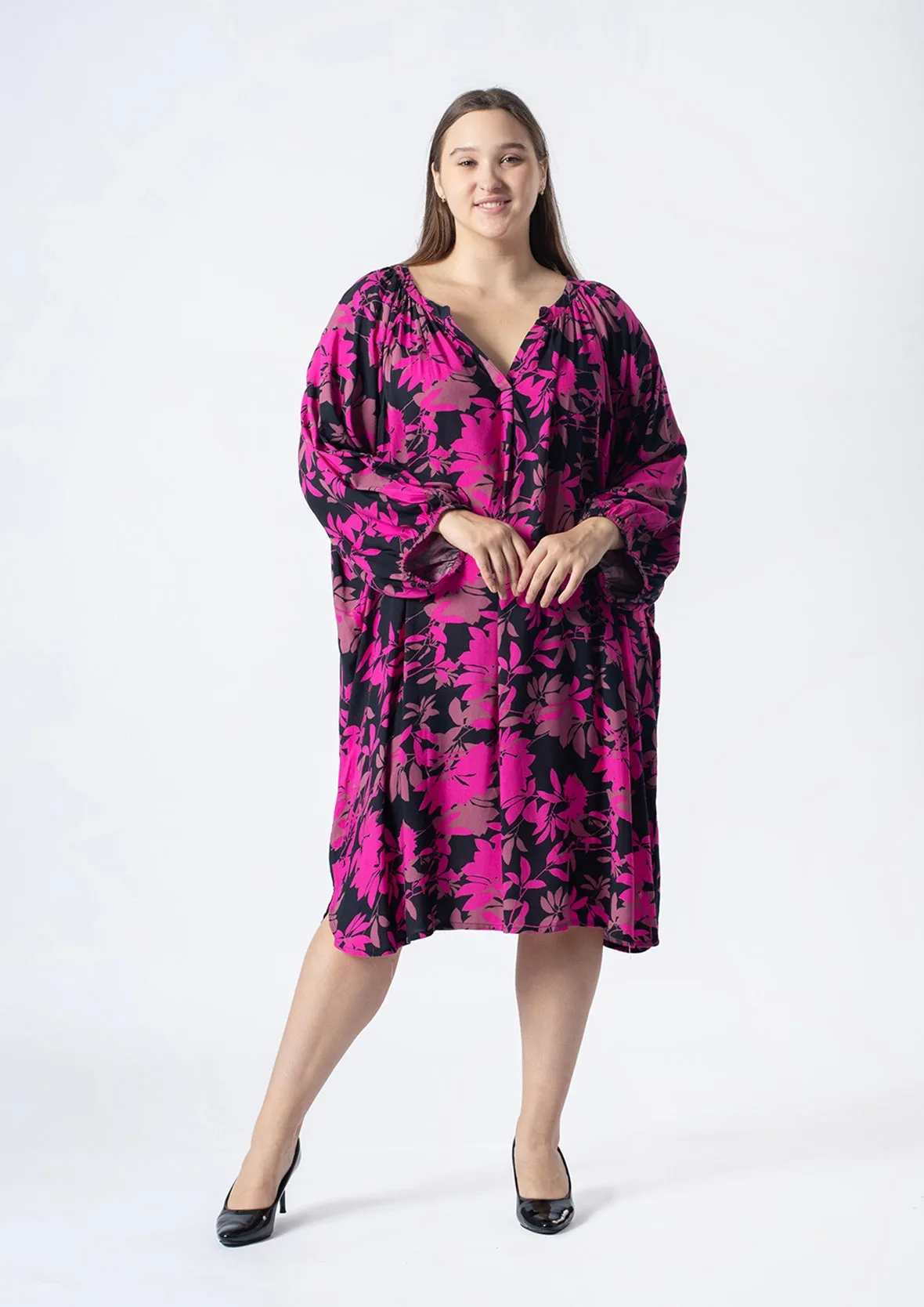 Tropical Loose Fit Dress