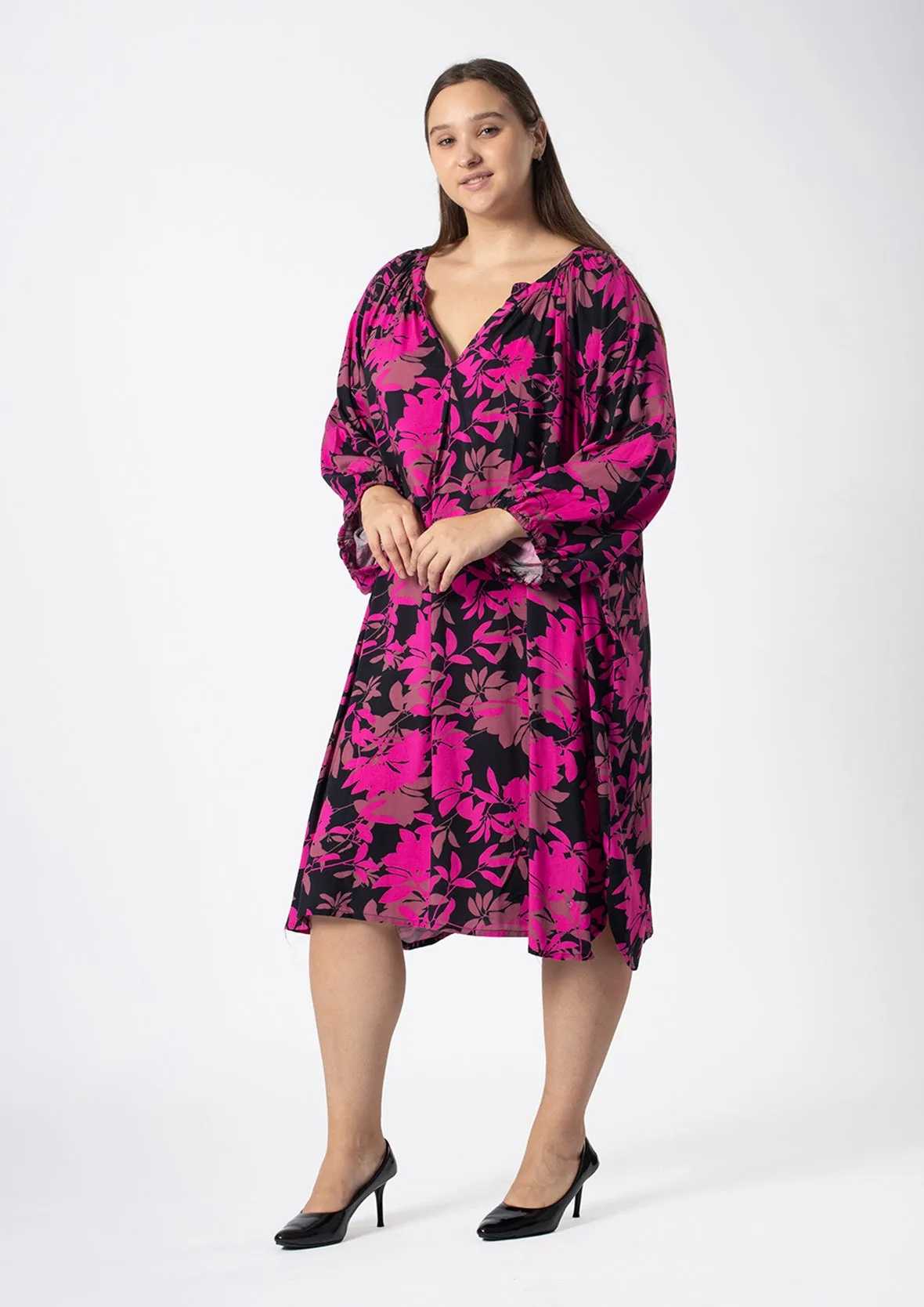 Tropical Loose Fit Dress