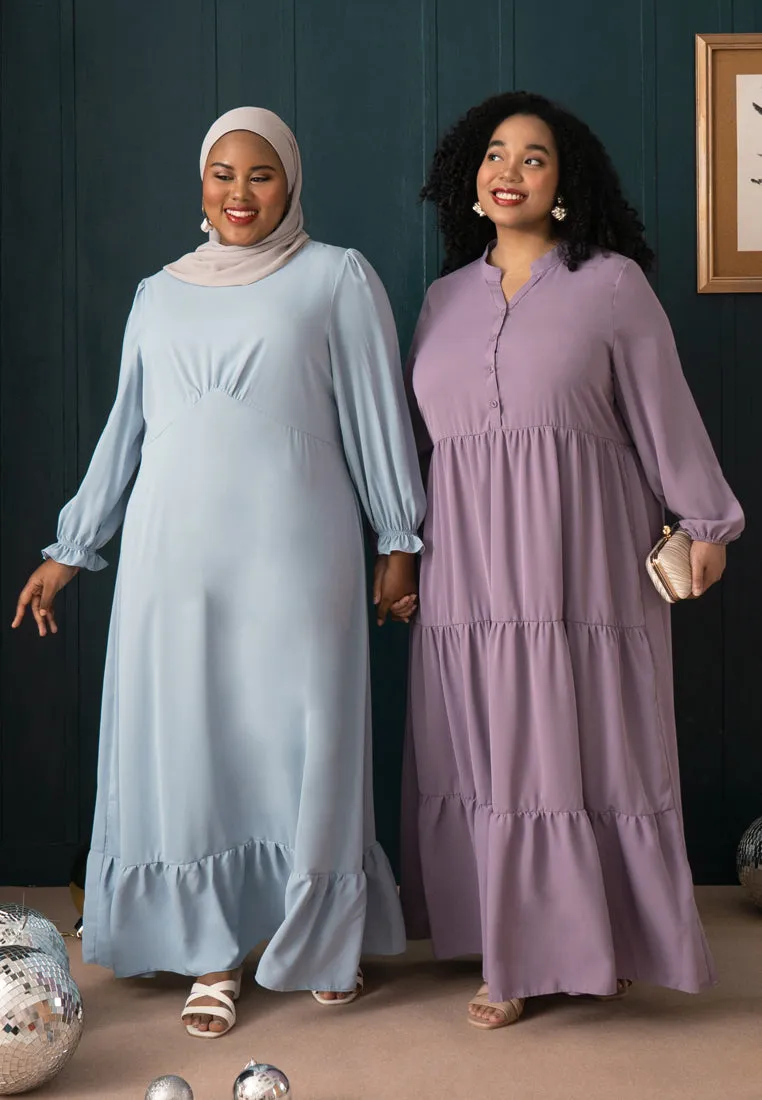 Wavia Empire Waist Long Dress