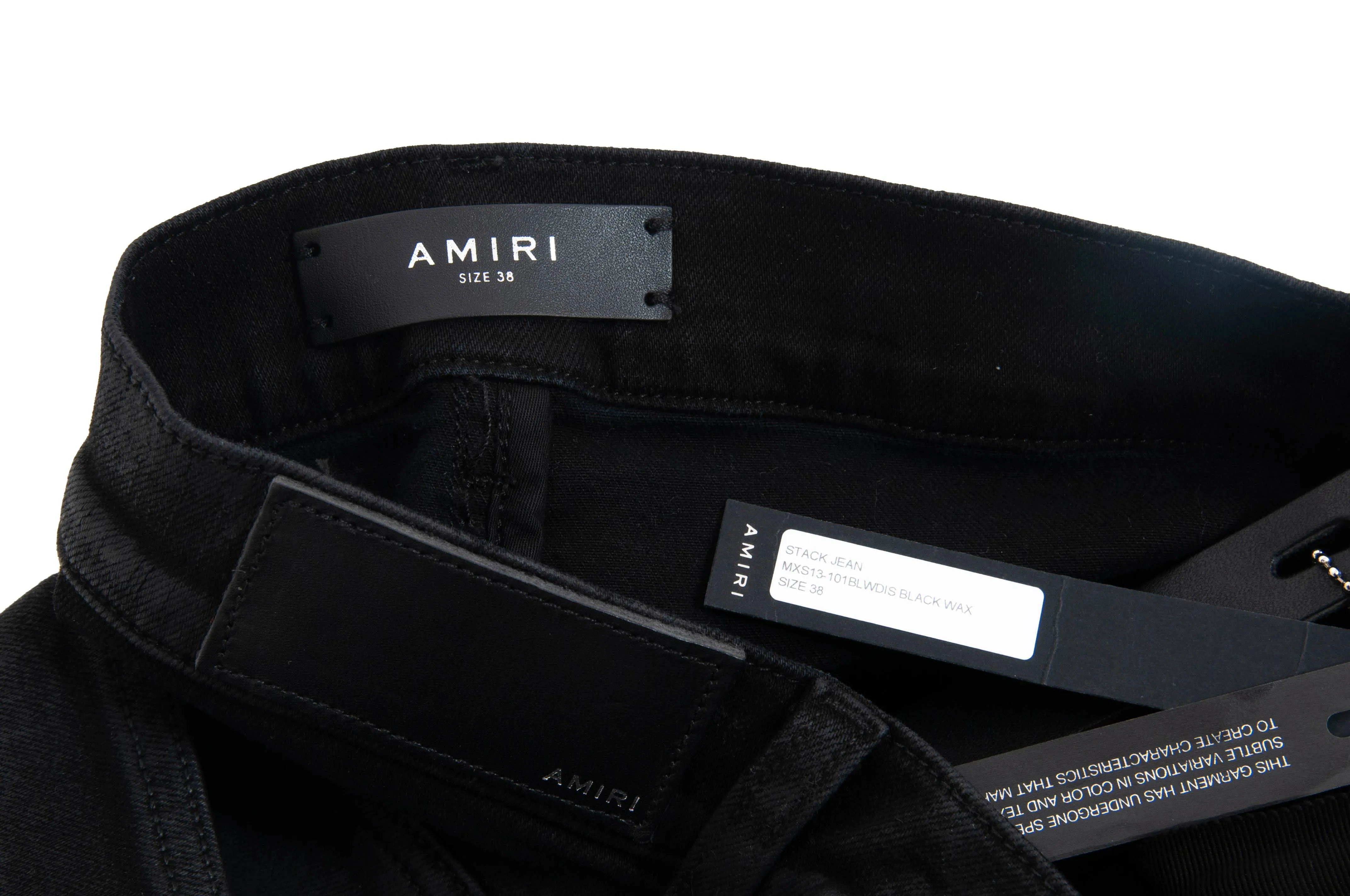 Waxed Stack Jeans