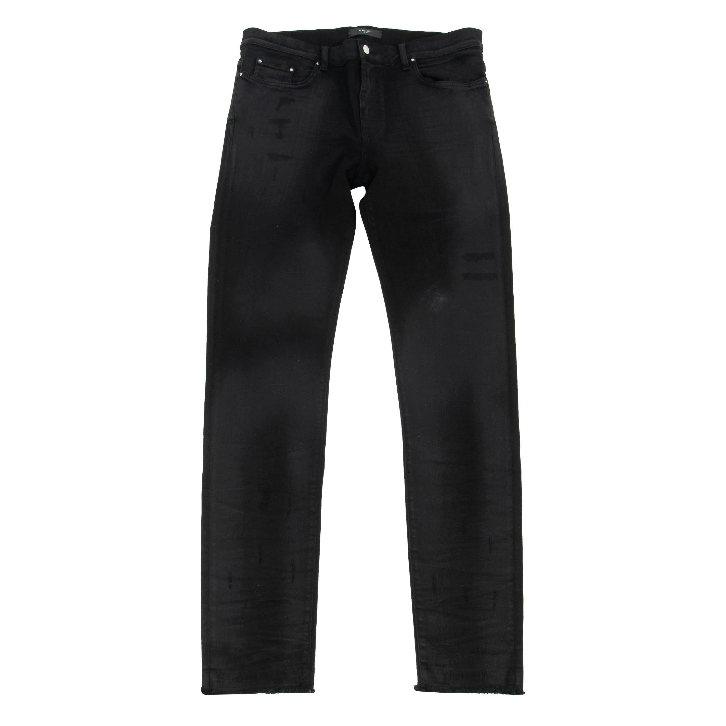 Waxed Stack Jeans