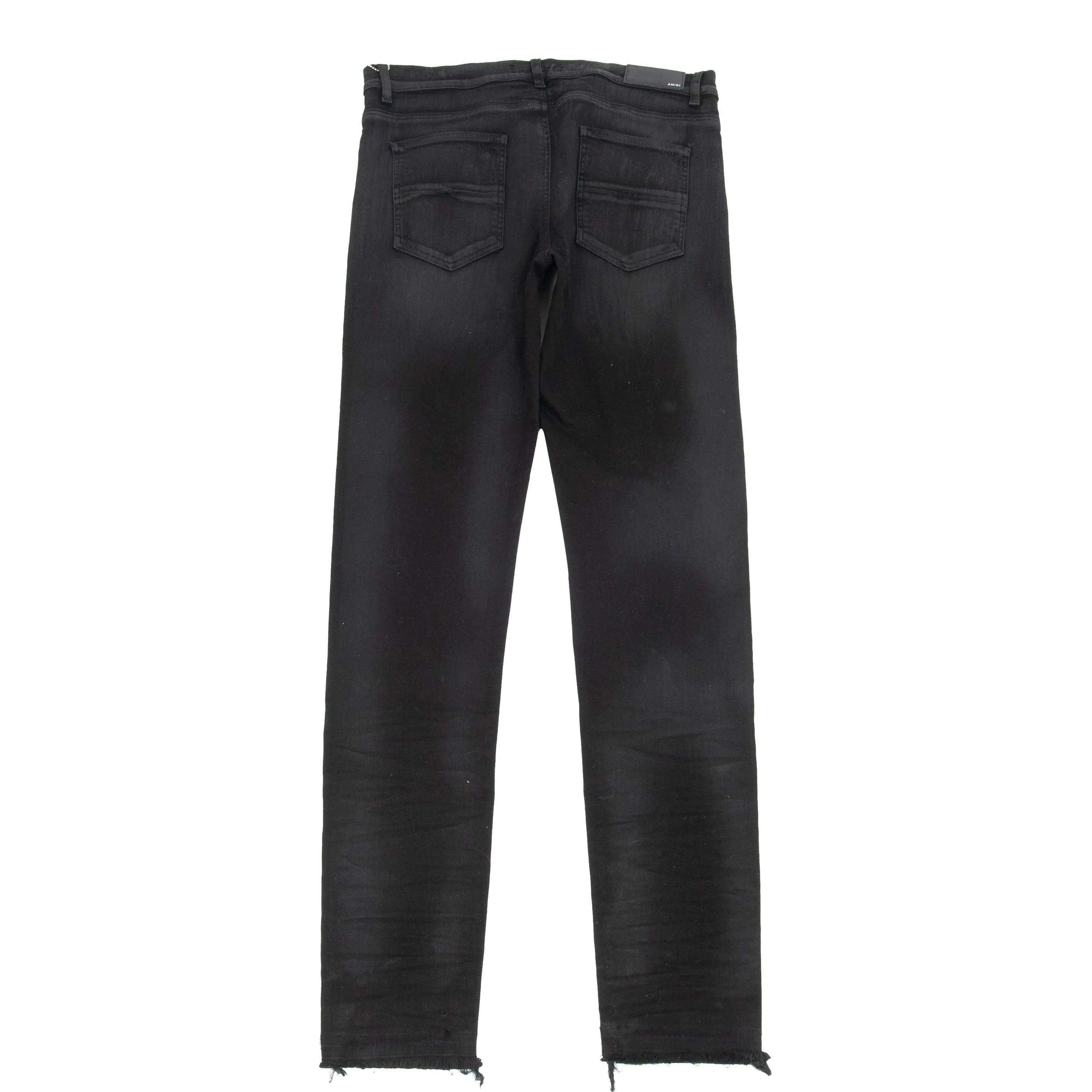 Waxed Stack Jeans