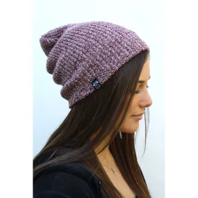 Weekend For A Close-knit Companion Label Beanie (Burgundy) Unisex Hat Men Women