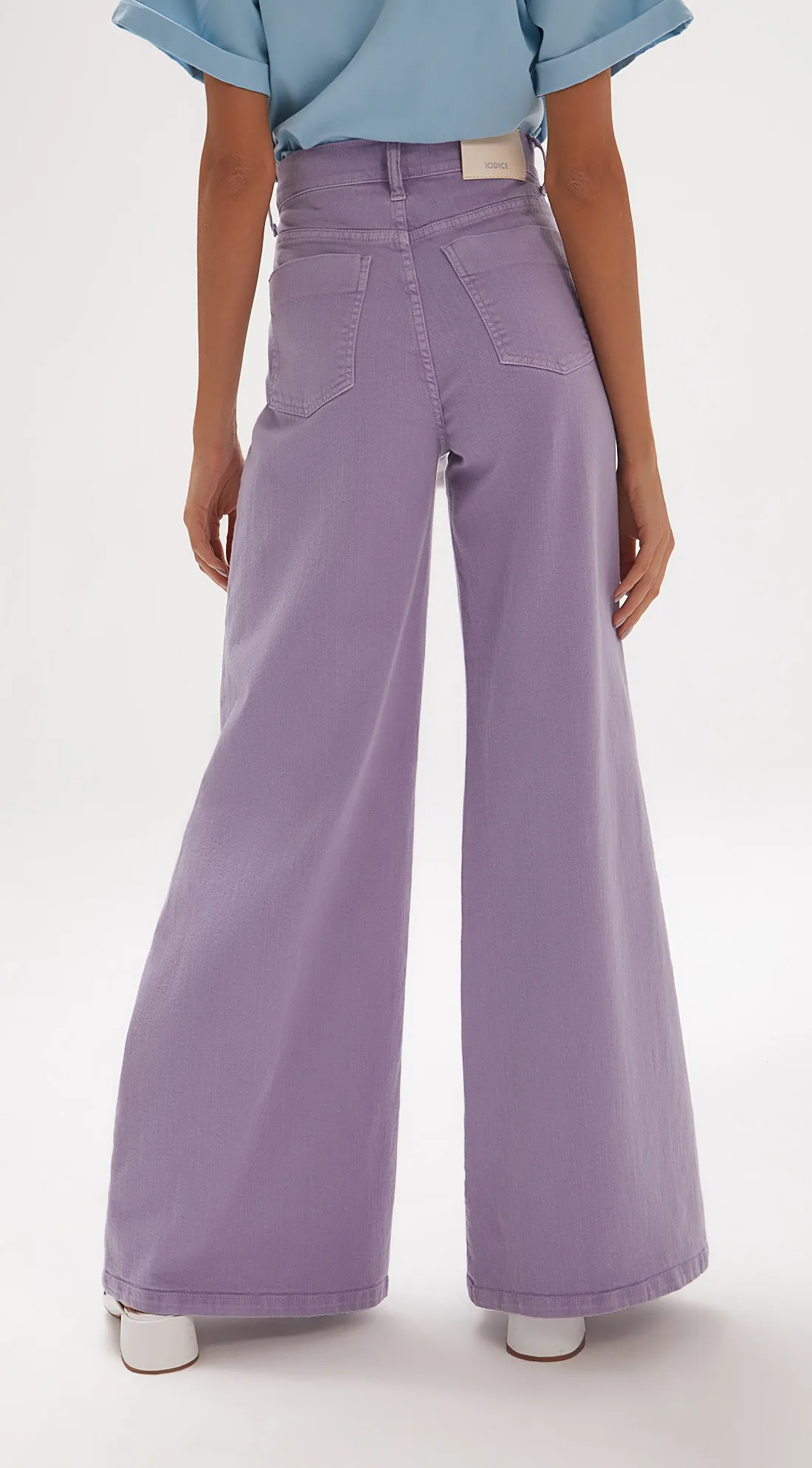 WIDE HIGH WAIST PANTS WITH CRIMPS