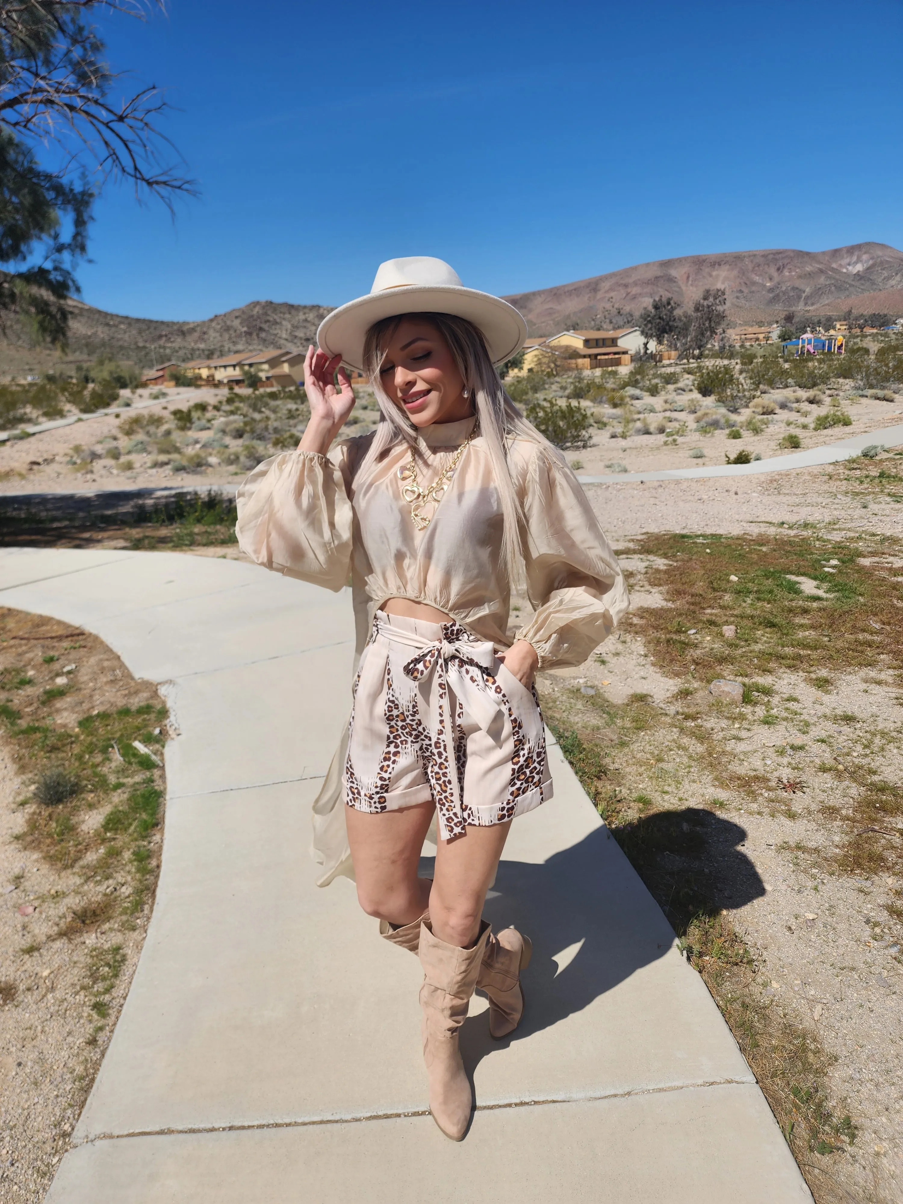 Wild spring shorts pants