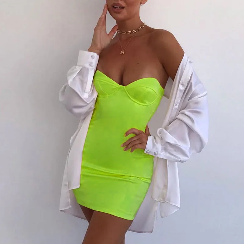 Women's Polyester Sheath Off-Shoulder Short Dress