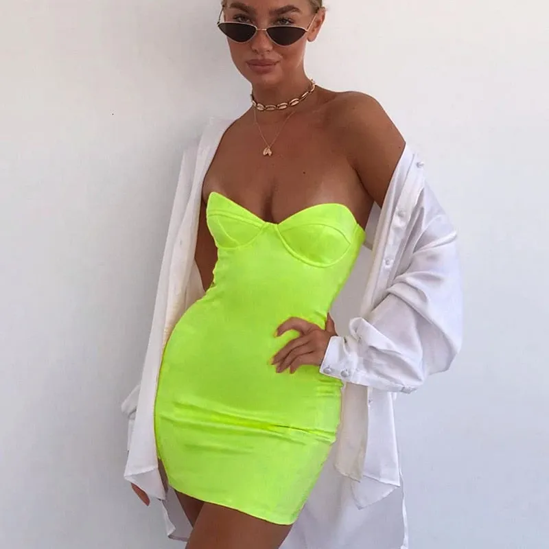 Women's Polyester Sheath Off-Shoulder Short Dress