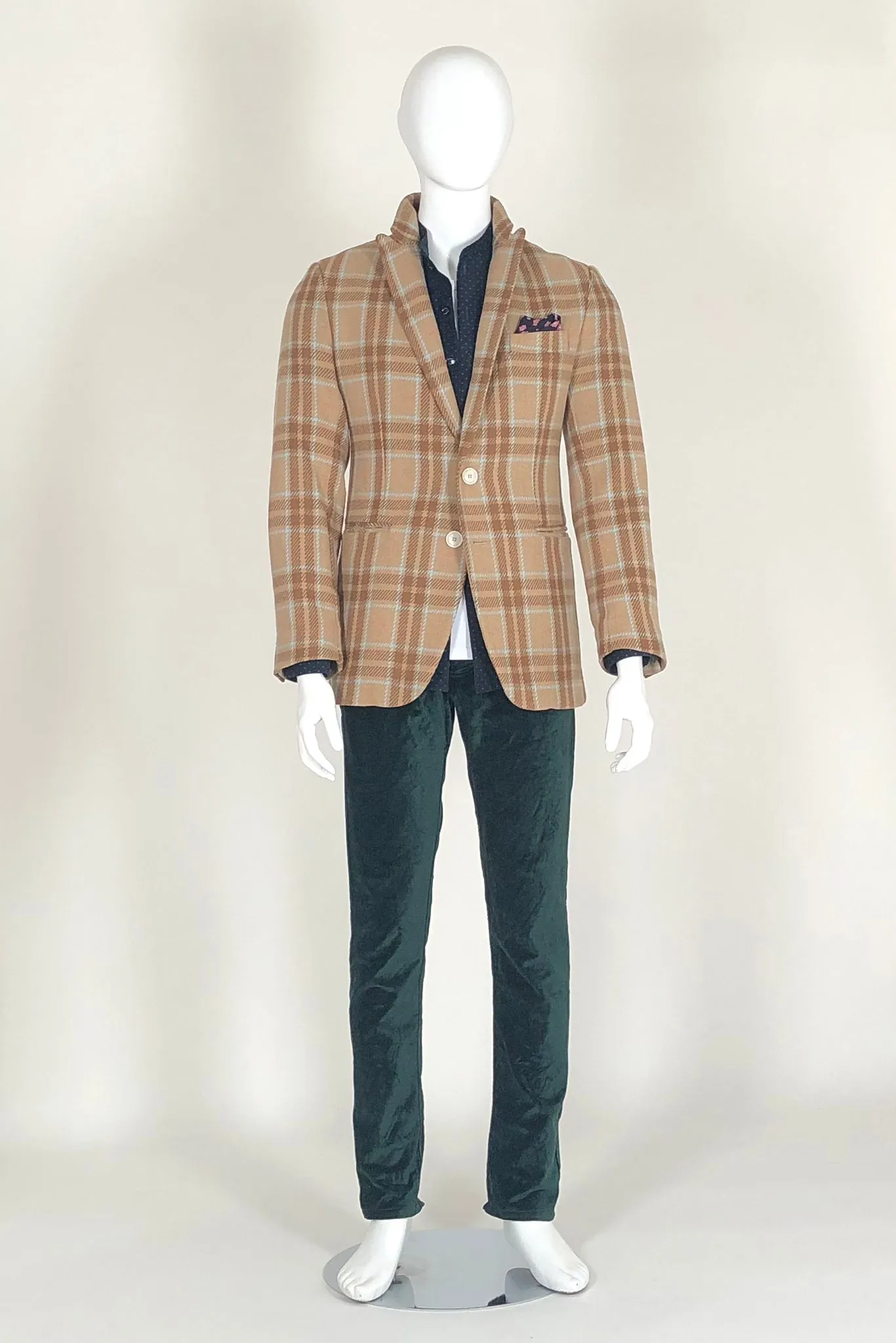 WORLDman 4652 Tarkovsky Blazer Brown Check