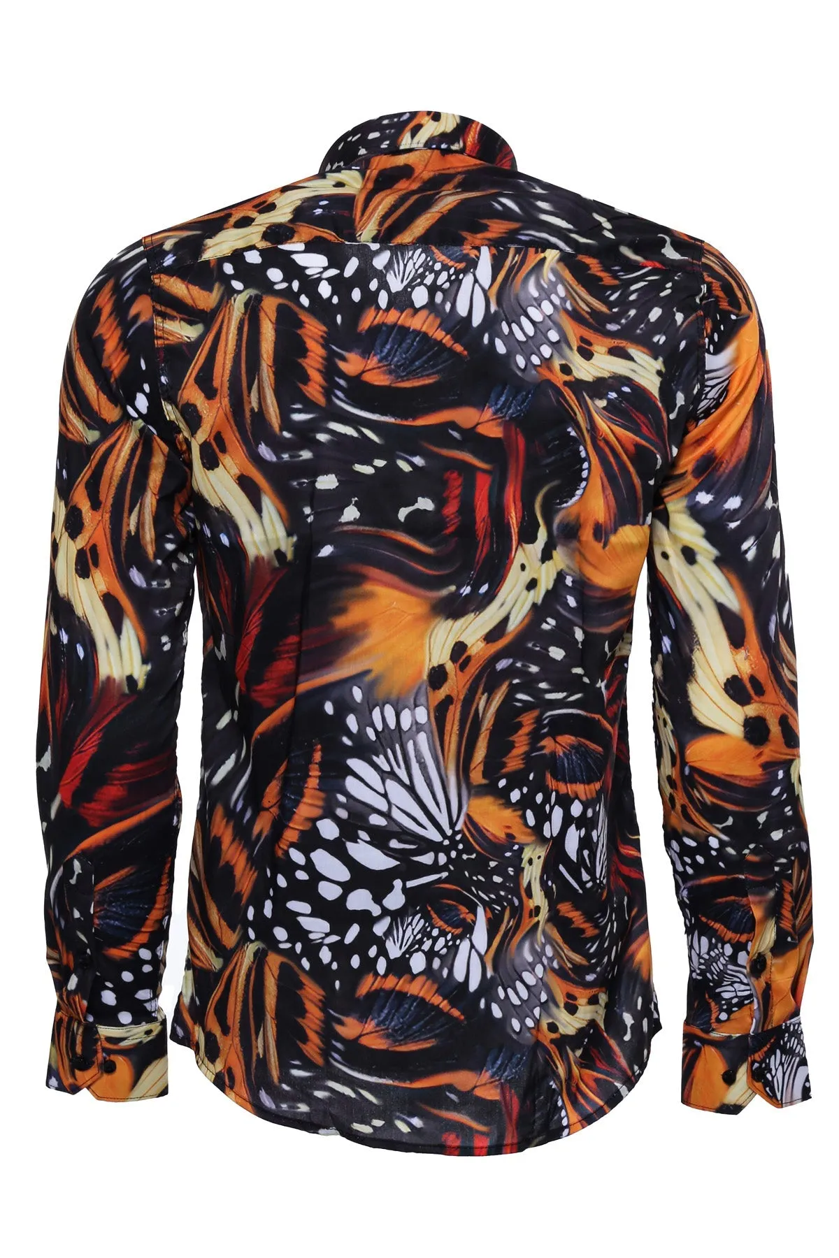 WSS Animal Patterned Long Sleeves Multicolor Men's Shirt  - Singen