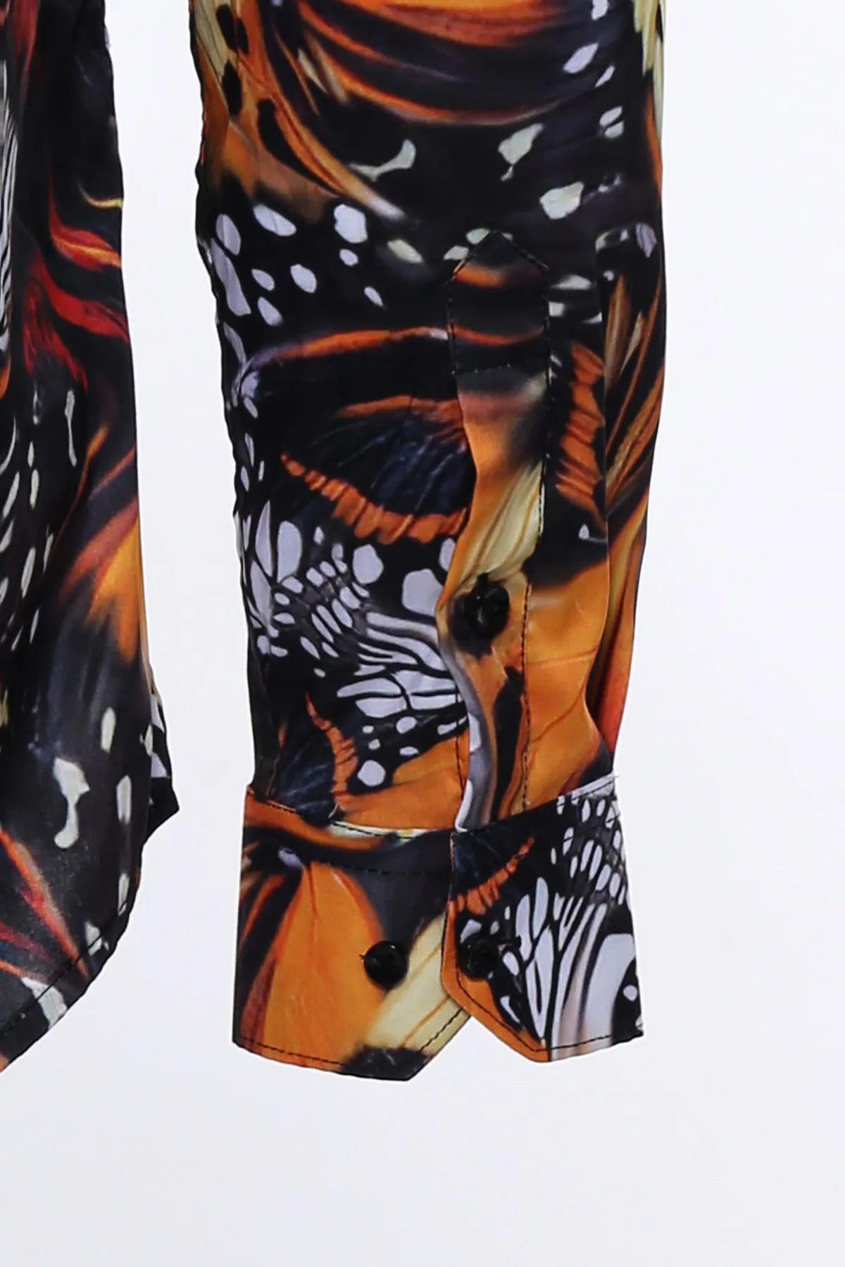 WSS Animal Patterned Long Sleeves Multicolor Men's Shirt  - Singen