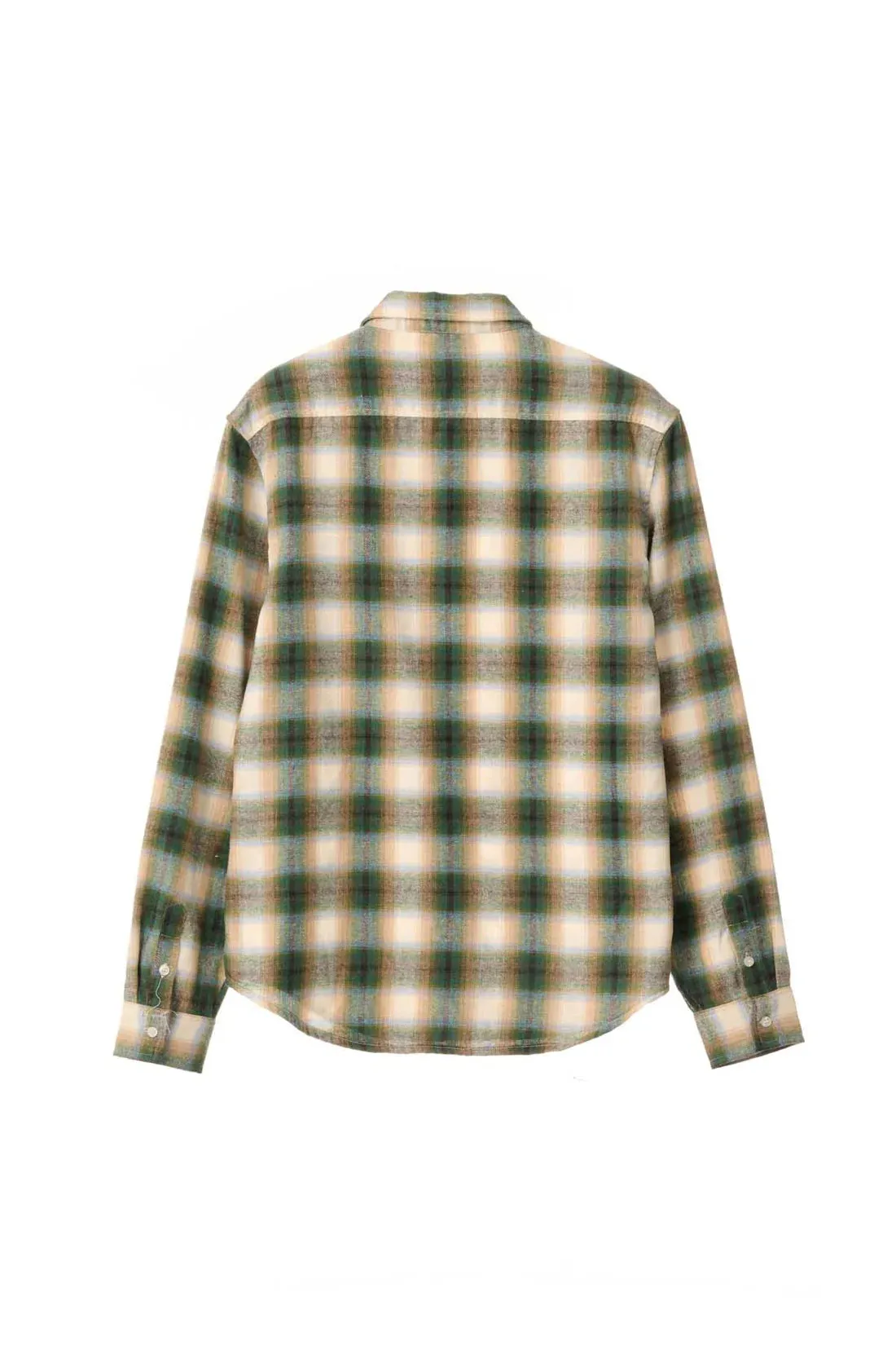 XLarge Italic Check L/S Shirt Green