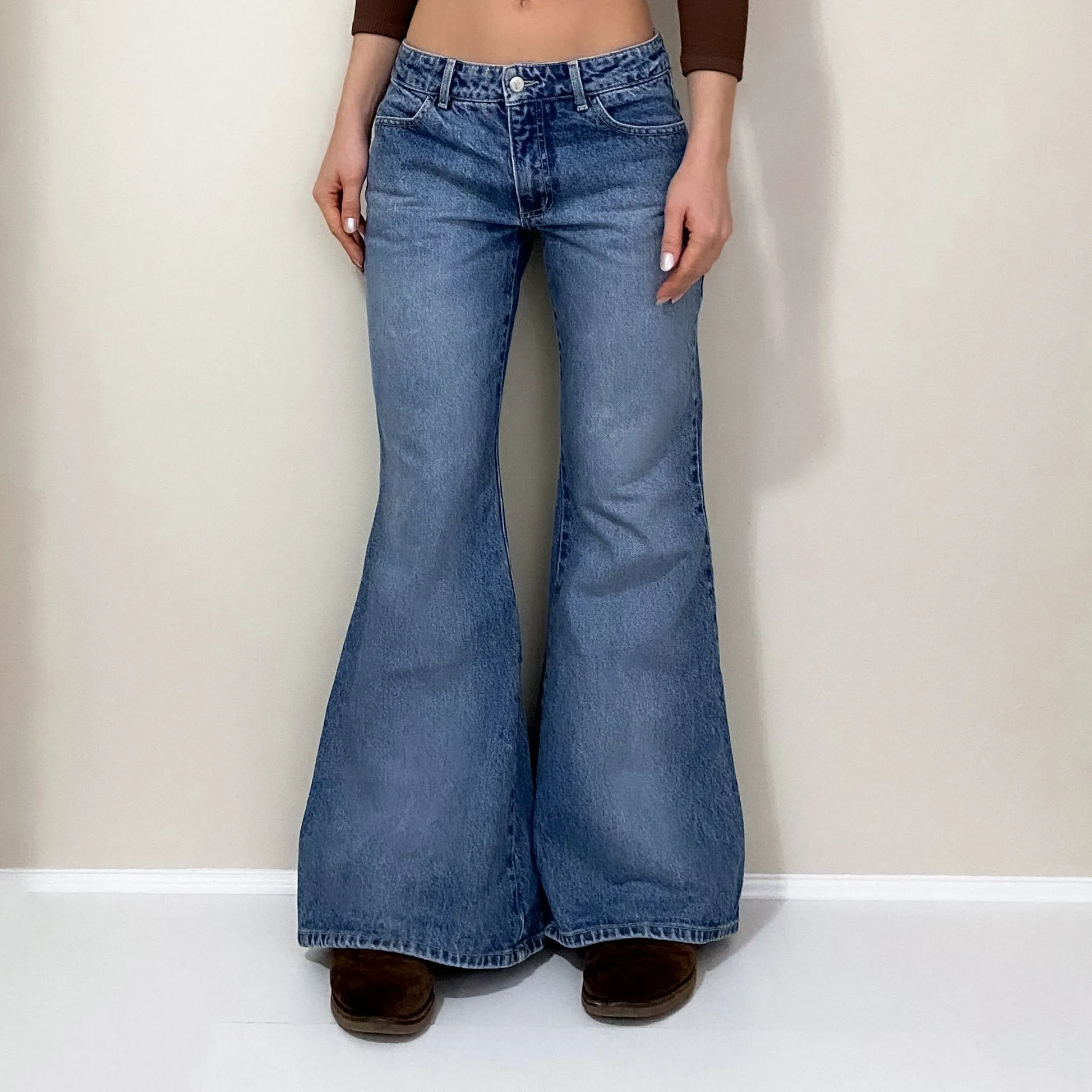 Y2K Denim Ultra Flares